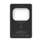 Powerology MagVolt 10000mAh Slim Magnetic Wireless Power Bank with TFT Display - Black - Image 2
