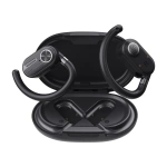 Powerology Open-Ear Air Conduction ENC TWS Earbuds with Display Case - Black - Image 4