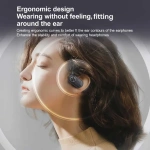 Powerology Open-Ear Air Conduction ENC TWS Earbuds with Display Case - Black - Image 5
