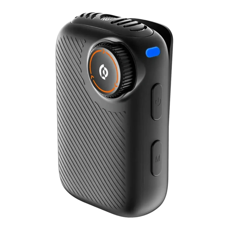 Powerology Pure Q1 AI Noise-Cancelling Microphone with Touch Screen - Black - Image 2