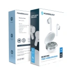Powerology Quard Mic ENC TWS Earphones - White - Image 4