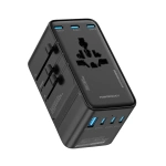 Powerology Spetrova 205W Travel Powerstation 6x USB-C GaN III - Black