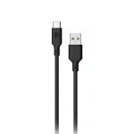 Powerology USB-A to USB-C Cable 1.2M - Black - Image 2