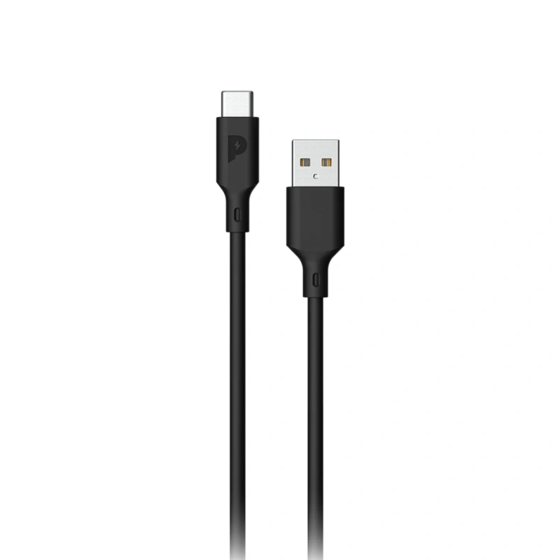 Powerology USB-A to USB-C Cable 1.2M - Black - Image 2