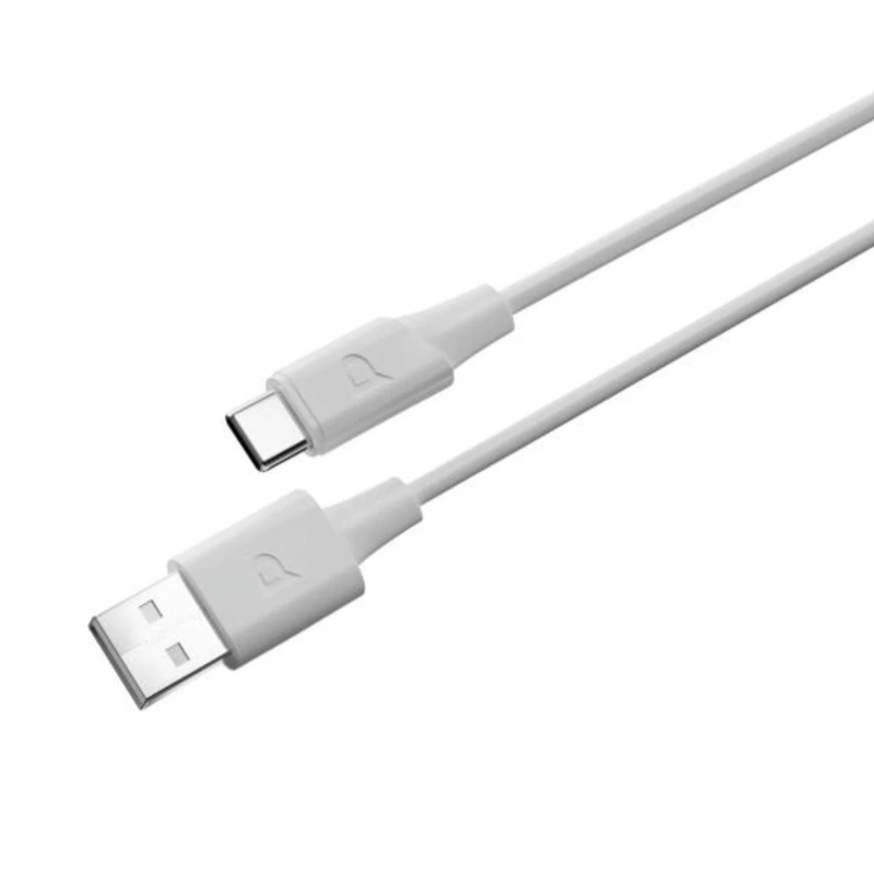Powerology USB-A to USB-C Cable 1.2M - White - Image 2