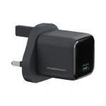 Powerology Volt-X 25W GaN USB-C Charger with USB-C to USB-C Cable - Black