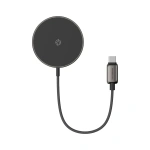 Powerology Zinco Wireless Charging Pad - Dark Grey - Image 2